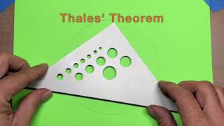 Find The Center Of A Circle With Thales’ Theorem [upl. by Roselin244]