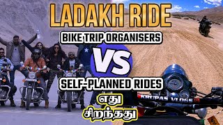 Leh Ladakh Bike Trip Organisers Vs Selfplanned rides  which is better [upl. by Sremmus177]