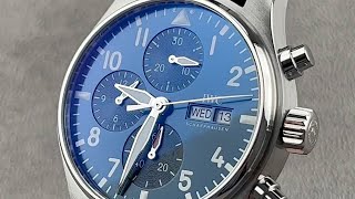 IWC Pilots Watch Chronograph 41 IW388101 IWC Watch Review [upl. by Fabri960]