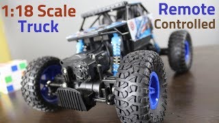 Offroad RC Truck 118 Scale UNBOXING and TEST DRIVE  Hindi [upl. by Wiggins]