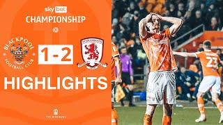 Highlights  Blackpool v Middlesbrough [upl. by Petromilli]