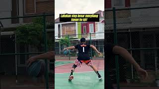 Inilah cara mudah melakukan EURO STEP Layup eurostep layup layupeurostep basketball drill [upl. by Amluz]