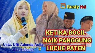 USTZ UFTI ADENDA AULIA BOCIL KENA GROGI NAIK PANGGUNG [upl. by Haroldson679]