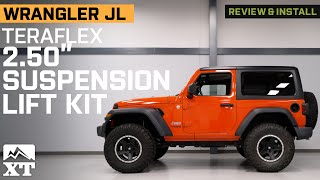 Jeep Wrangler JL Teraflex 250quot Coil Spring Base Suspension Lift Kit Review amp Install [upl. by Ferro]