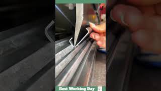 Best working day 1687 Stainless steel sheet bending process [upl. by Derreg]