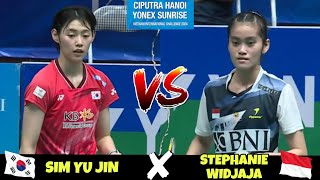 Gong Stephanie Widjaja INA vs Sim Yu Jin KOR  YONEX VIETNAM INTERNATIONAL CHALLENGE 2024 [upl. by Stoddard656]