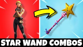 Best SweatyTryhard STAR WAND Combos In Fortnite Arena Combos [upl. by Secnirp]