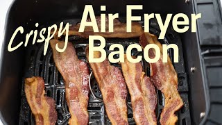 Air Fryer Crispy Bacon [upl. by Leamaj]