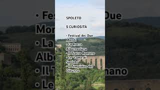 Siamo in Italia Cosa consiglieresti a chi visita Spoleto per la prima volta😊umbria [upl. by Strait43]