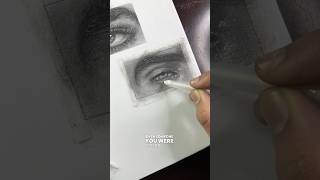 Part2  Realistic eye drawing  Charcoal drawing✍️ Subscribe❤️ art sketching eyedrawing [upl. by Oiramal]