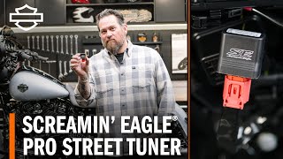 HarleyDavidson Screamin’ Eagle Pro Street Tuner Product Overview [upl. by Nylasej996]