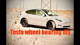 Tesla wheel bearing DIY [upl. by Nasar]