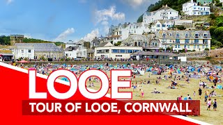 LOOE  Tour of LOOE CORNWALL UK from town centre to Looe Beach [upl. by Ajaj]