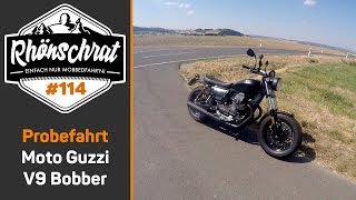 Probefahrt  Moto Guzzi V9 Bobber  114 [upl. by Favin]