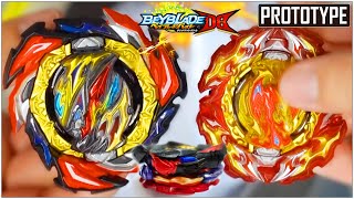 PERFECT DANGEROUS BELIAL VS PROMINENCE PHOENIX BEYBLADE PROTOTYPE Beyblade Burst DB B191 Overdrive [upl. by Paddy]