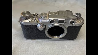 Leica IIIc 1949  CLA  part 2 lubrification  Français amp Anglais [upl. by Grubb251]