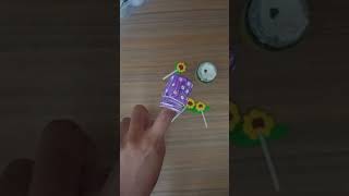 Clay diye ful dani  Clay craft flower shots craft viralvideo clay video [upl. by Nataniel]