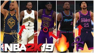 NBA 2K19  NEW NIKE CITY JERSEYS UPDATE  NEW JERSEYS ARE HERE [upl. by Menell550]