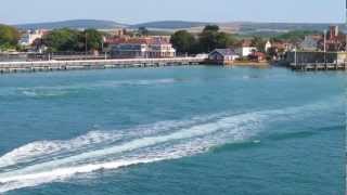 Wightlink Ferry Lymington to Yarmouth  Isle of Wight [upl. by Shelburne361]