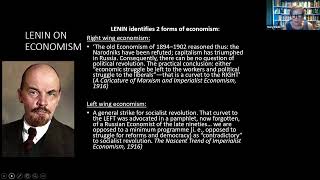 The Influence of Economism Syndicalism amp Imperialism Part 1 [upl. by Ruelu]