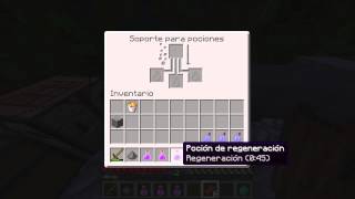 Tutorial COMO HACER POCIONES DE REGENERACIÓN  MINECRAFT 164172174 [upl. by Philbert]