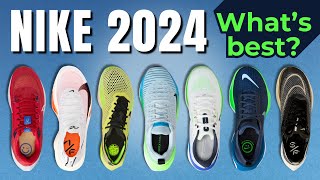 REVIEW OF EVERY NIKE RUNNING SHOE of 2024  PegasusVaporflyVomeroAlphaflyInvincible Comparison [upl. by Anderer]