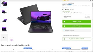 Notebook ideapad Gaming 3i i711370H 16GB 512GB SSD RTX 3050 4GB 156quot FHD WVA W11 82MG0003BR  Leno [upl. by Edithe159]