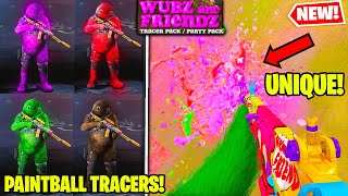 NEW Tracer Pack WUBZ AND FRIENDZ PARTY PACK 🌈 PAINTBALL TRACERS in MW3 WARZONE Crazy Bundle [upl. by Benzel587]