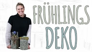 FRÜHLINGSHAFTE TÖPFE PEPPIG DEKORIEREN  FRÜHLINGSDEKO DIY [upl. by Yuma673]