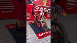 Warming up Jorge Prado’s GasGas Factory Racing MXGP bike Lommel 2024 prado gasgas mxgp mx [upl. by Negah]