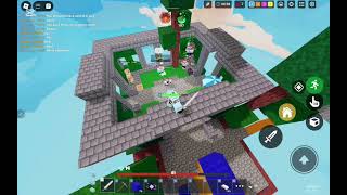 dominating squads with aery kit roblox bedwars [upl. by Nations48]