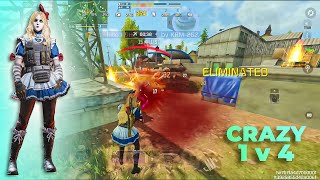 CRAZY 1 v 4 USING NEW BP SKIN  Wonder Lost  SEASON 1  FUNNY ENDING IN CODM [upl. by Melany]