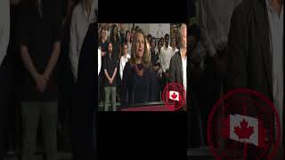 Chrystia Freeland Speech Costs the Liberals TorontoSt Pauls [upl. by Nottage]