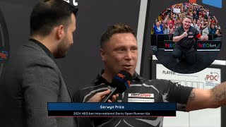 Disrespectful towards Schindler Gerwyn Price blames the German crowd again darts [upl. by Panthea]