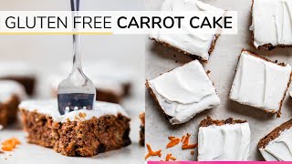 GLUTEN FREE CARROT CAKE  moist  fluffy [upl. by Demetria]