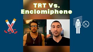 TRT Vs Enclomiphene  Difference In Bloodwork amp Symptoms [upl. by Grubb]