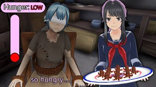 YAN CHAN NOW HAS TO FEED THE PEOPLE IN THE BASEMENT OR ELSE IT ENDS BADLY  Yandere Simulator [upl. by Nelehyram48]