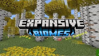 Addon Expansive Biomes  MCPE 120 Download MediaFire [upl. by Irtimid]