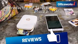 HP Sprocket Portable Bluetooth Photo Printer [upl. by Evin]