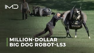 US Testing an Army of Big Dog Robots  LS3  Legged Squad Support System [upl. by Alyakam]