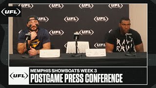 Memphis Showboats Week 3 Postgame Press Conference  United Football League [upl. by Wincer]