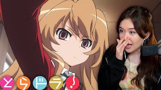 so THIS is TORADORA  Episode 1 Reaction [upl. by Konopka]