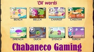 Wonster Words  ABC Phonics and Spelling Games for Kids  Learning CH Words [upl. by Hukill]