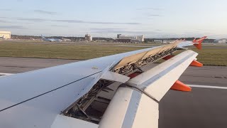 Airbus A319 EasyJet landing at London Gatwick Airport [upl. by Yenmor]