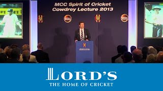 MCC Spirit of Cricket Cowdrey Lecture by Simon Taufel  Part 4  Spirit of Cricket [upl. by Lak363]