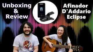 Afinador DAddario Eclipse  Unboxing e Review [upl. by Geraldine]