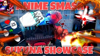 NEW UPCOMING ANIME GAME SUKUNA SHOWCASE IN ANIME SMASH GAME [upl. by Alsworth]