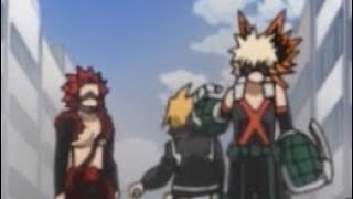 bakugou says kirishima and kaminari are NOT 🙅 extras [upl. by Ecirtam]