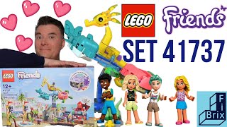 LEGO Friends Set 41737 Beach Amusement Park REVIEW Best Friends set ever [upl. by Anderea]