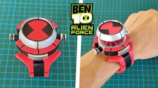 How To Make Ben 10 Alien Force Albedos Omnitrix  Template  DIY Ben 10 watch [upl. by Merrile86]